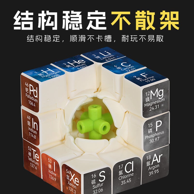Chemical Elements Mathematical Physics Formula Student Puzzle Rubik'S Cube Toy Personalized Creative Third-Order Rubik'S Cube Children'S Gift - Image 5